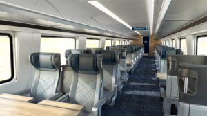 Read more about the article Amtrak unveils new train cars with plenty for customers to love