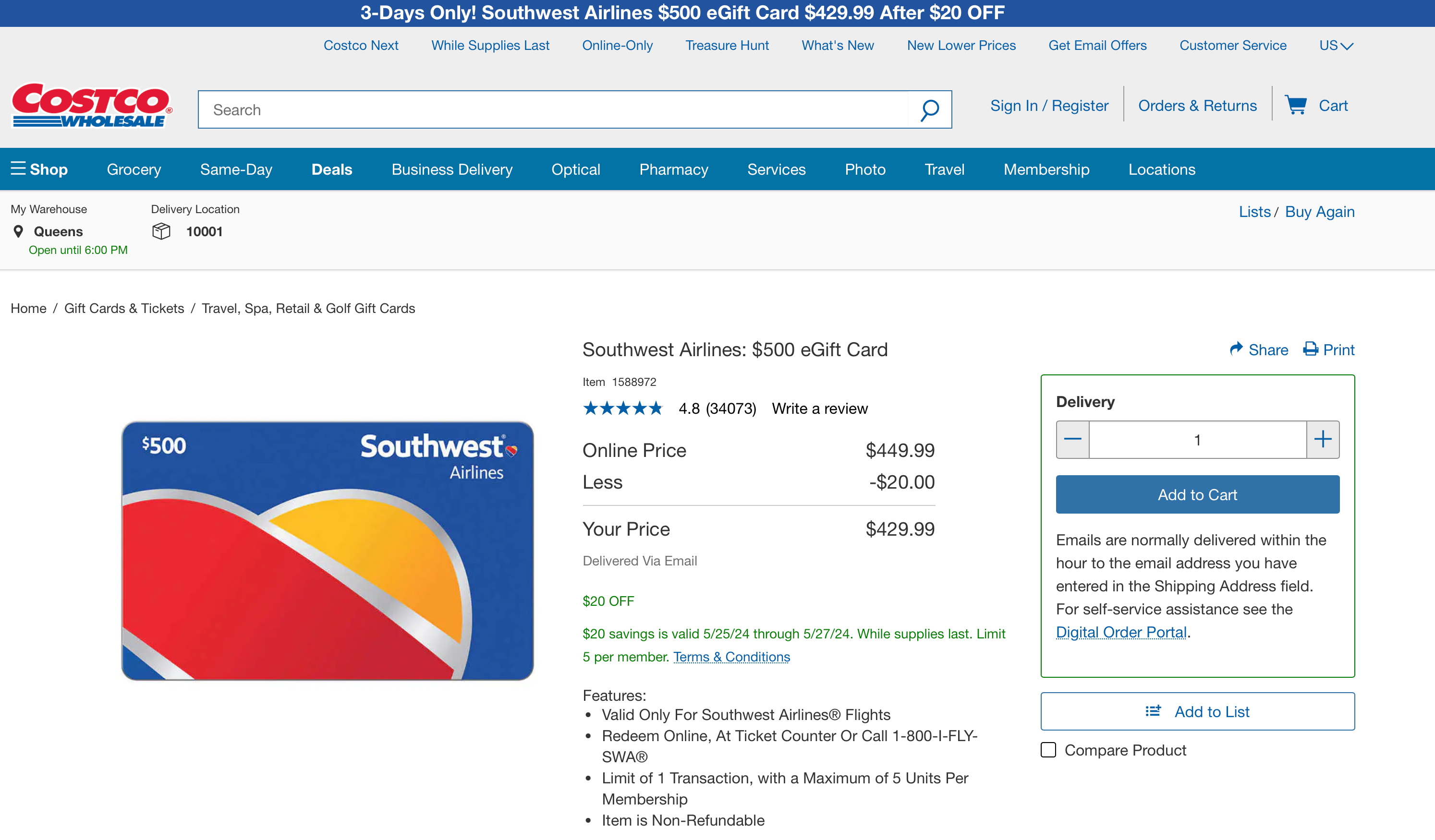 You are currently viewing Act fast: How to save $70 on future Southwest Airlines flights