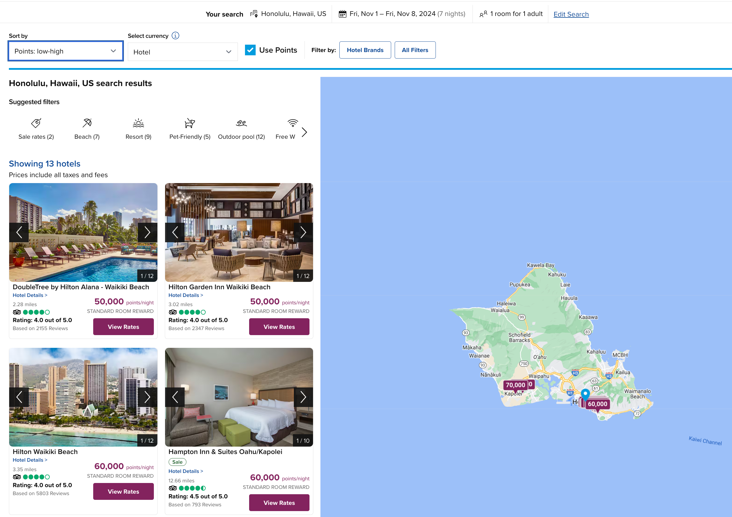 You are currently viewing Quick Points: How to search for hotels when using free night award certificates