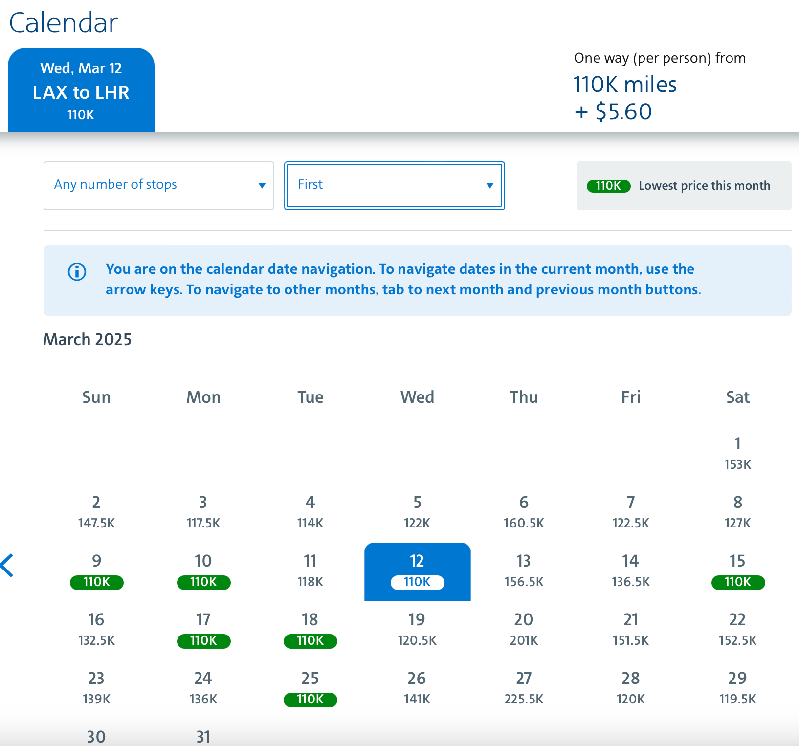 Read more about the article Deal alert: American Airlines Flagship First to London for 110K AAdvantage miles