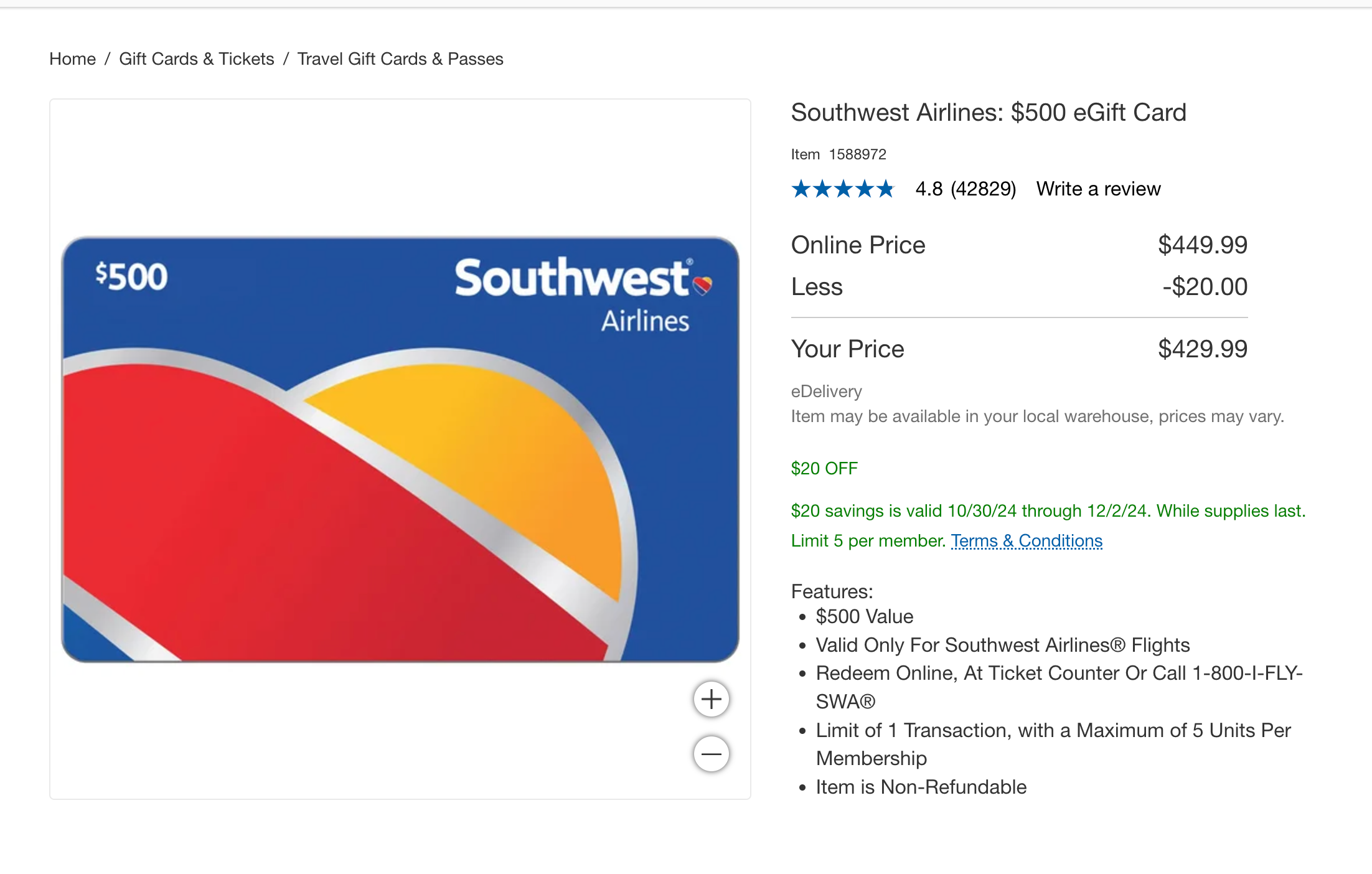 Read more about the article Act fast: Save $70 on future Southwest Airlines flights