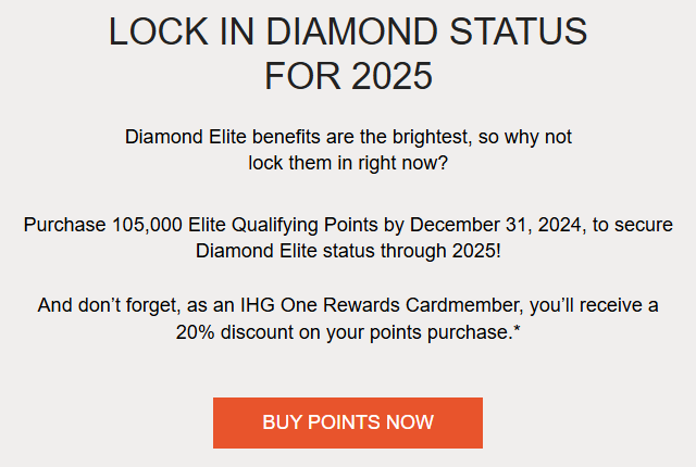 You are currently viewing IHG is targeting select members with a compelling offer to buy elite qualifying points