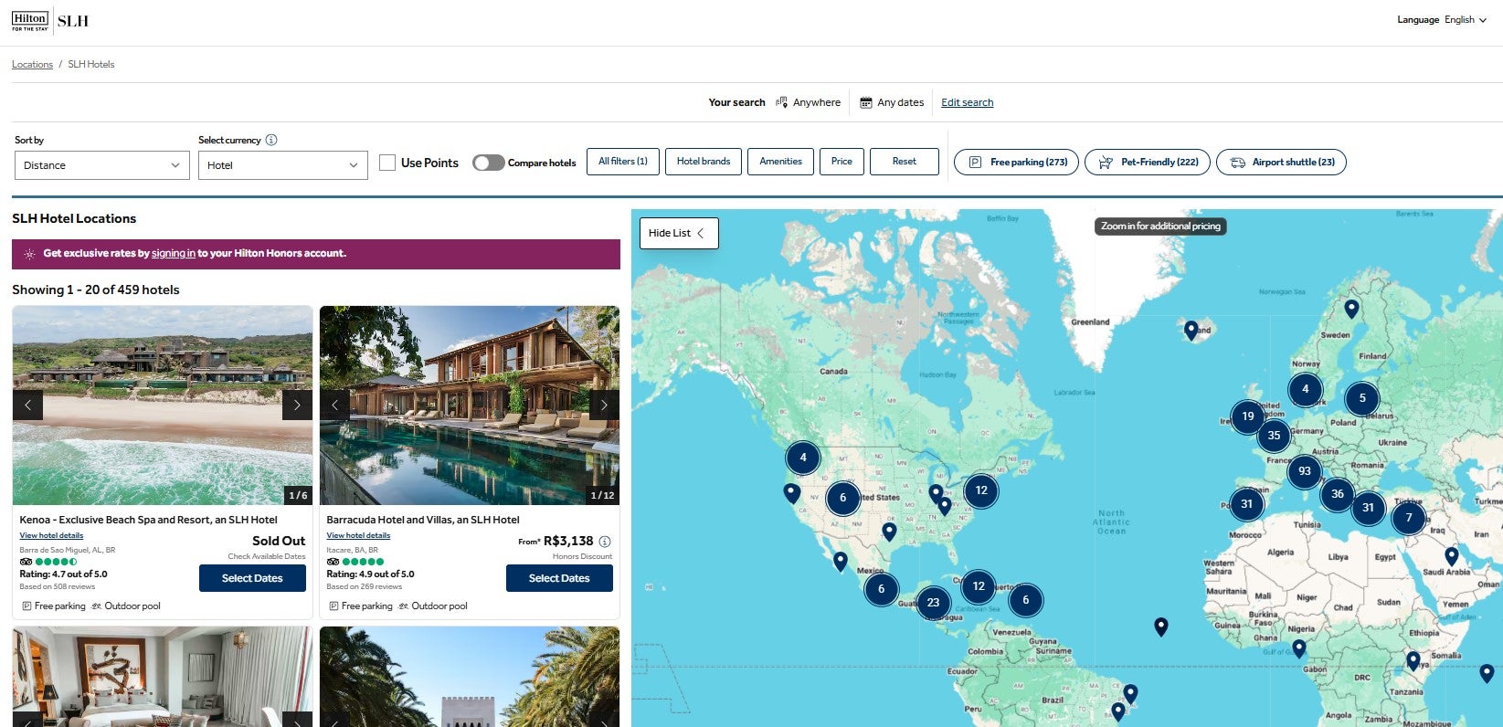 Read more about the article SLH properties continue joining and leaving Hilton Honors: Here are some recent moves