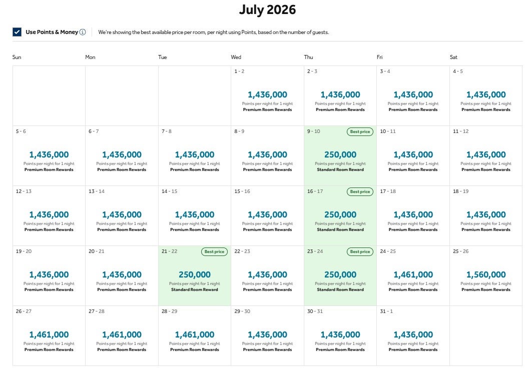 You are currently viewing How rare are standard reward nights at the Waldorf Astoria Maldives? What the data shows