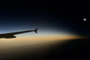 Read more about the article I paid $3 for the best eclipse view on Earth — and it was from a plane
