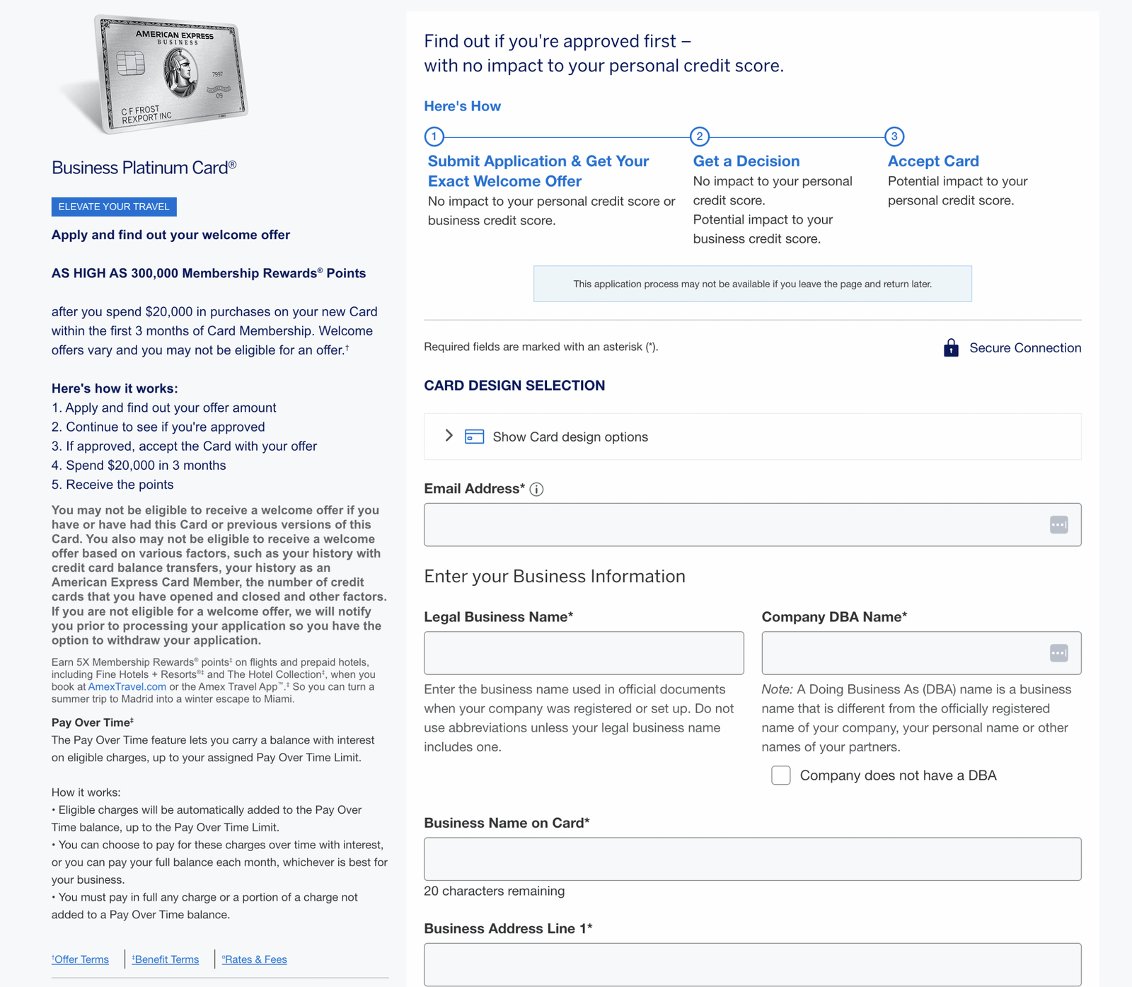 You are currently viewing How to apply for an Amex business card