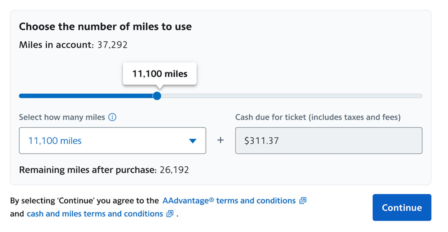You are currently viewing Not enough AAdvantage miles for an award? American’s new cash and miles option can help